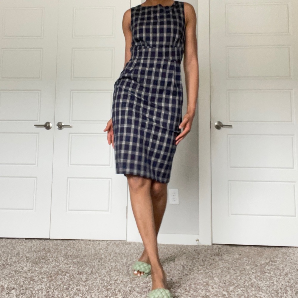 Checked Bodycon Dress